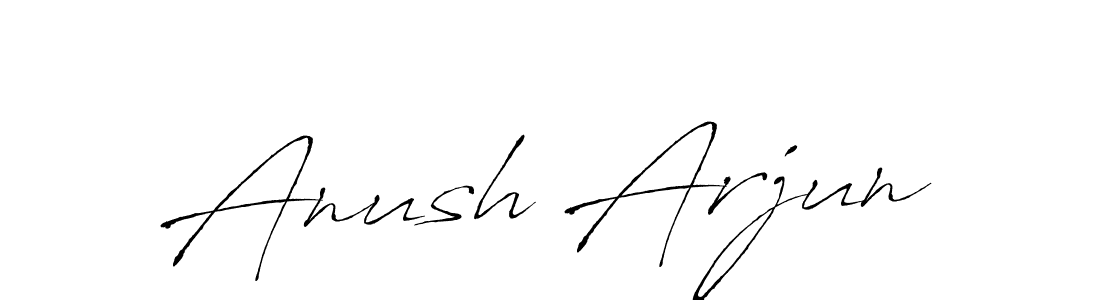 Also we have Anush Arjun name is the best signature style. Create professional handwritten signature collection using Antro_Vectra autograph style. Anush Arjun signature style 6 images and pictures png