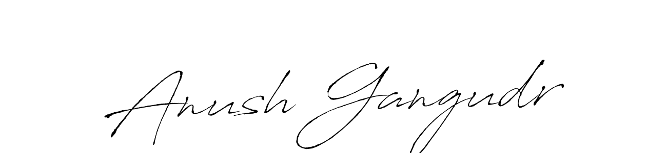 if you are searching for the best signature style for your name Anush Gangudr. so please give up your signature search. here we have designed multiple signature styles  using Antro_Vectra. Anush Gangudr signature style 6 images and pictures png