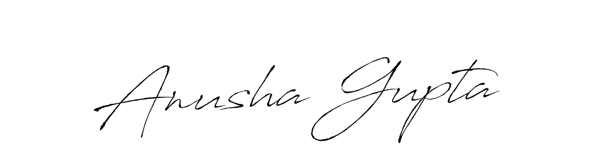 Make a beautiful signature design for name Anusha Gupta. Use this online signature maker to create a handwritten signature for free. Anusha Gupta signature style 6 images and pictures png