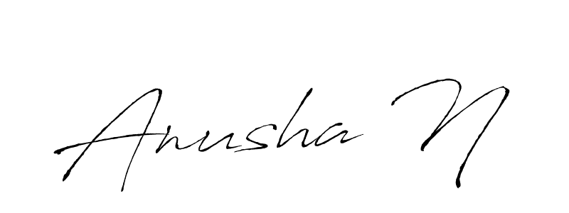 Make a beautiful signature design for name Anusha N. Use this online signature maker to create a handwritten signature for free. Anusha N signature style 6 images and pictures png