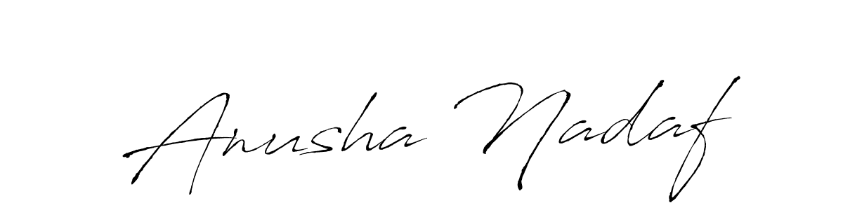 Here are the top 10 professional signature styles for the name Anusha Nadaf. These are the best autograph styles you can use for your name. Anusha Nadaf signature style 6 images and pictures png