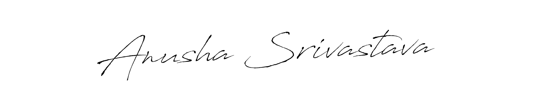 Use a signature maker to create a handwritten signature online. With this signature software, you can design (Antro_Vectra) your own signature for name Anusha Srivastava. Anusha Srivastava signature style 6 images and pictures png