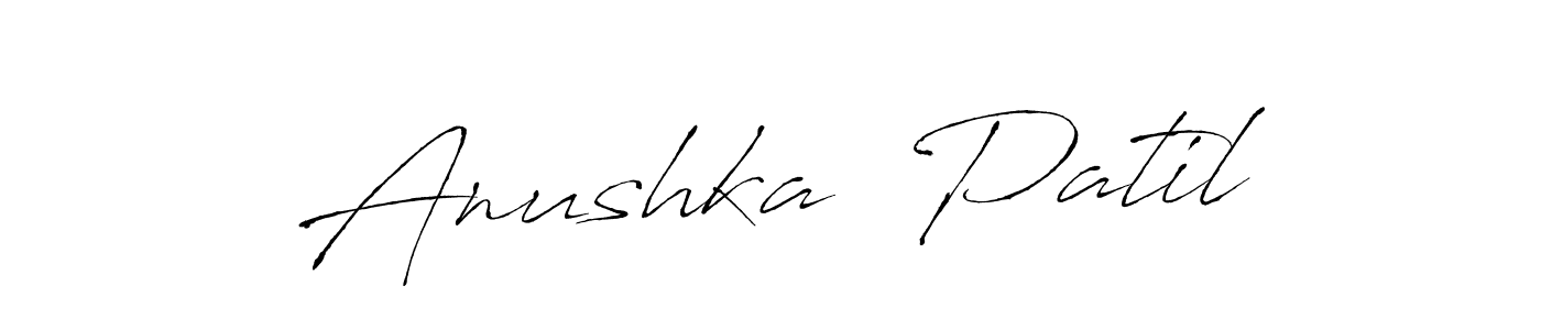 You can use this online signature creator to create a handwritten signature for the name Anushka  Patil. This is the best online autograph maker. Anushka  Patil signature style 6 images and pictures png