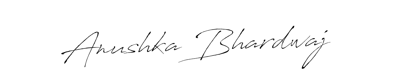 This is the best signature style for the Anushka Bhardwaj name. Also you like these signature font (Antro_Vectra). Mix name signature. Anushka Bhardwaj signature style 6 images and pictures png