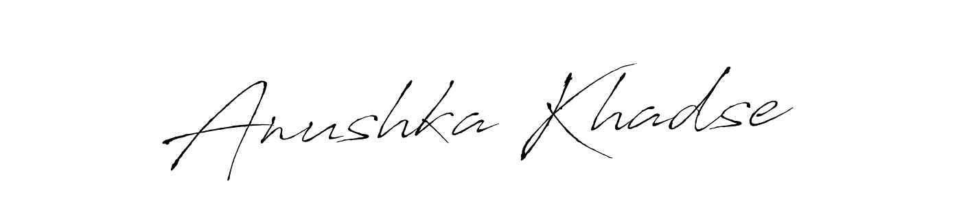 Here are the top 10 professional signature styles for the name Anushka Khadse. These are the best autograph styles you can use for your name. Anushka Khadse signature style 6 images and pictures png