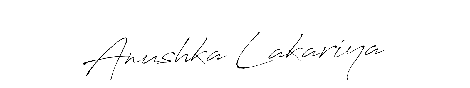 Use a signature maker to create a handwritten signature online. With this signature software, you can design (Antro_Vectra) your own signature for name Anushka Lakariya. Anushka Lakariya signature style 6 images and pictures png
