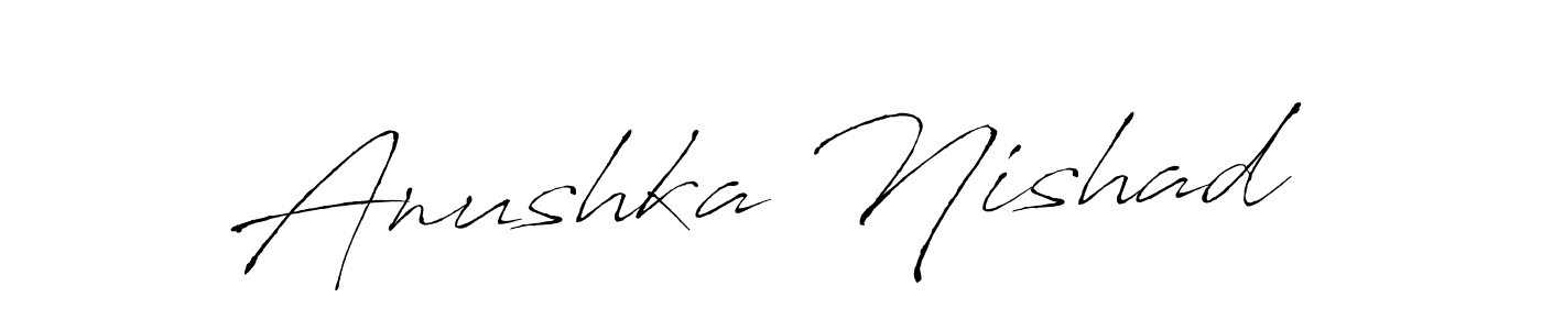 Similarly Antro_Vectra is the best handwritten signature design. Signature creator online .You can use it as an online autograph creator for name Anushka Nishad. Anushka Nishad signature style 6 images and pictures png