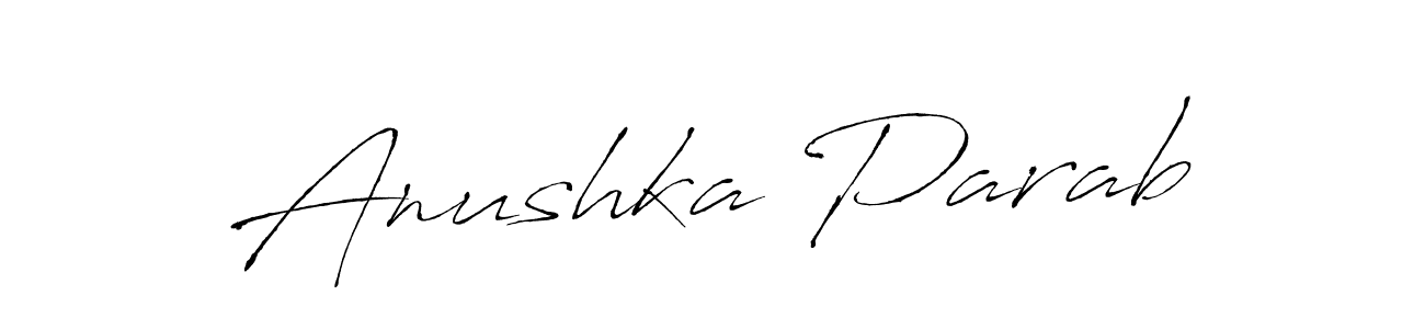 Once you've used our free online signature maker to create your best signature Antro_Vectra style, it's time to enjoy all of the benefits that Anushka Parab name signing documents. Anushka Parab signature style 6 images and pictures png