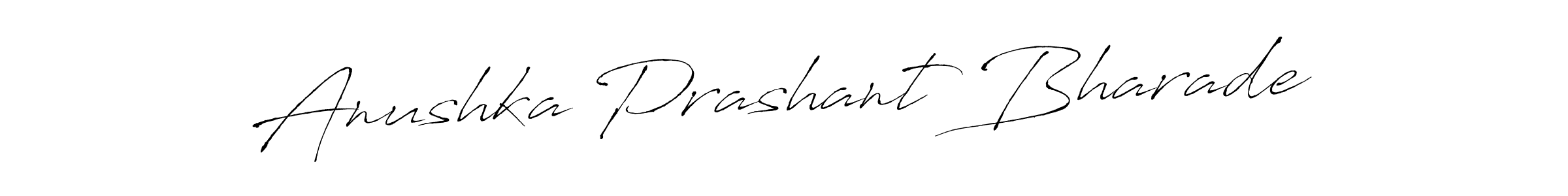 Design your own signature with our free online signature maker. With this signature software, you can create a handwritten (Antro_Vectra) signature for name Anushka Prashant Bharade. Anushka Prashant Bharade signature style 6 images and pictures png