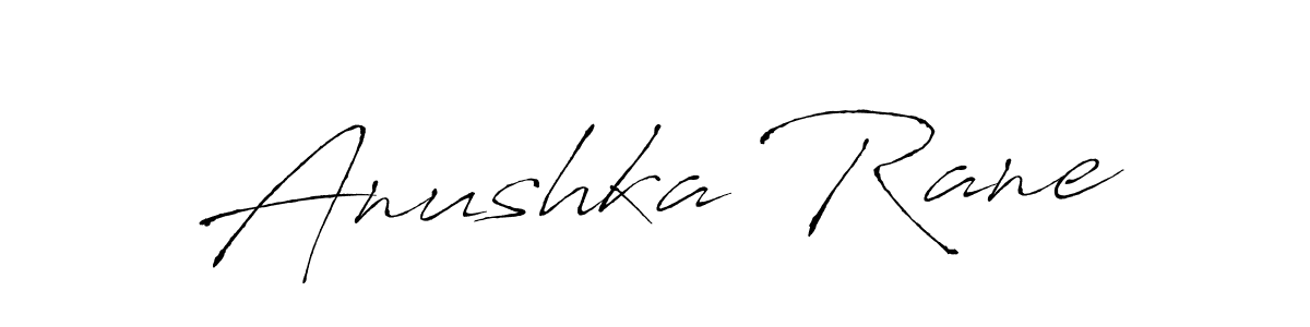 Antro_Vectra is a professional signature style that is perfect for those who want to add a touch of class to their signature. It is also a great choice for those who want to make their signature more unique. Get Anushka Rane name to fancy signature for free. Anushka Rane signature style 6 images and pictures png