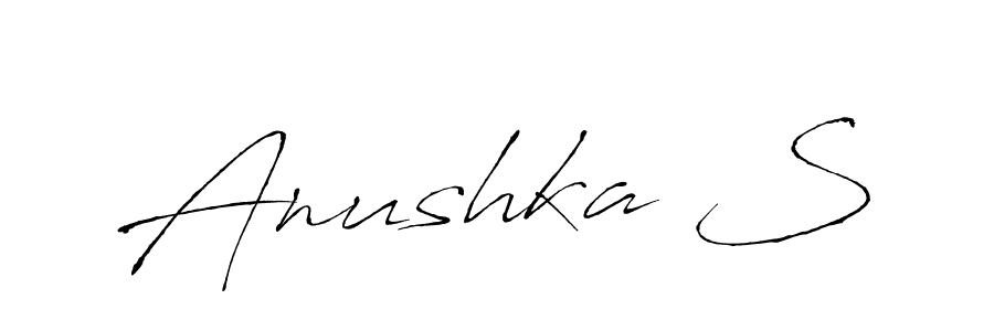 How to Draw Anushka S signature style? Antro_Vectra is a latest design signature styles for name Anushka S. Anushka S signature style 6 images and pictures png