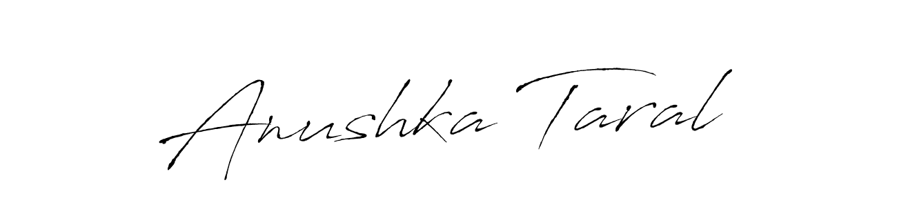 See photos of Anushka Taral official signature by Spectra . Check more albums & portfolios. Read reviews & check more about Antro_Vectra font. Anushka Taral signature style 6 images and pictures png