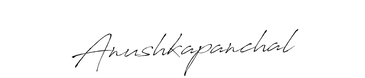 Antro_Vectra is a professional signature style that is perfect for those who want to add a touch of class to their signature. It is also a great choice for those who want to make their signature more unique. Get Anushkapanchal name to fancy signature for free. Anushkapanchal signature style 6 images and pictures png