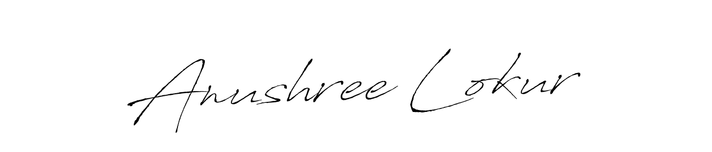 You can use this online signature creator to create a handwritten signature for the name Anushree Lokur. This is the best online autograph maker. Anushree Lokur signature style 6 images and pictures png