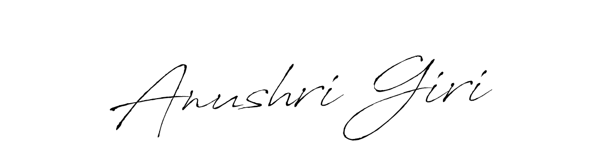 Anushri Giri stylish signature style. Best Handwritten Sign (Antro_Vectra) for my name. Handwritten Signature Collection Ideas for my name Anushri Giri. Anushri Giri signature style 6 images and pictures png