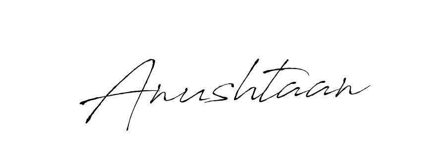 Create a beautiful signature design for name Anushtaan. With this signature (Antro_Vectra) fonts, you can make a handwritten signature for free. Anushtaan signature style 6 images and pictures png