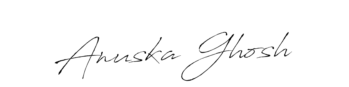 Make a beautiful signature design for name Anuska Ghosh. Use this online signature maker to create a handwritten signature for free. Anuska Ghosh signature style 6 images and pictures png