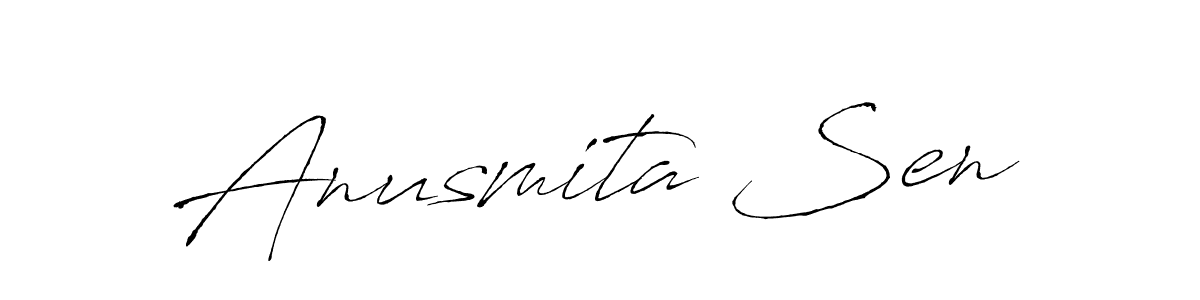 It looks lik you need a new signature style for name Anusmita Sen. Design unique handwritten (Antro_Vectra) signature with our free signature maker in just a few clicks. Anusmita Sen signature style 6 images and pictures png