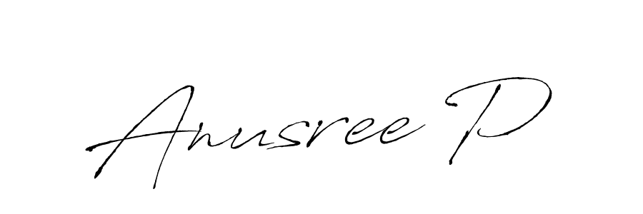 Use a signature maker to create a handwritten signature online. With this signature software, you can design (Antro_Vectra) your own signature for name Anusree P. Anusree P signature style 6 images and pictures png