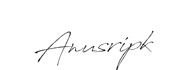 The best way (Antro_Vectra) to make a short signature is to pick only two or three words in your name. The name Anusripk include a total of six letters. For converting this name. Anusripk signature style 6 images and pictures png