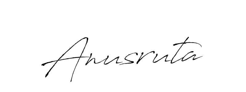 Use a signature maker to create a handwritten signature online. With this signature software, you can design (Antro_Vectra) your own signature for name Anusruta. Anusruta signature style 6 images and pictures png