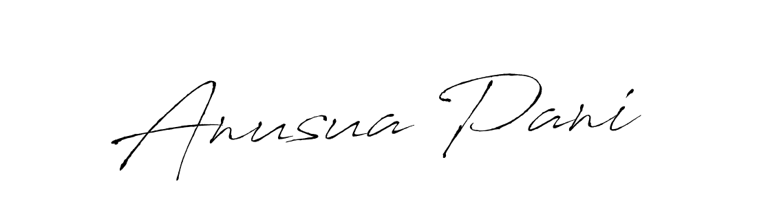 Design your own signature with our free online signature maker. With this signature software, you can create a handwritten (Antro_Vectra) signature for name Anusua Pani. Anusua Pani signature style 6 images and pictures png
