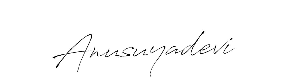 Create a beautiful signature design for name Anusuyadevi. With this signature (Antro_Vectra) fonts, you can make a handwritten signature for free. Anusuyadevi signature style 6 images and pictures png