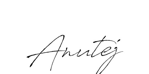 Antro_Vectra is a professional signature style that is perfect for those who want to add a touch of class to their signature. It is also a great choice for those who want to make their signature more unique. Get Anutej name to fancy signature for free. Anutej signature style 6 images and pictures png