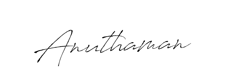 Also we have Anuthaman name is the best signature style. Create professional handwritten signature collection using Antro_Vectra autograph style. Anuthaman signature style 6 images and pictures png