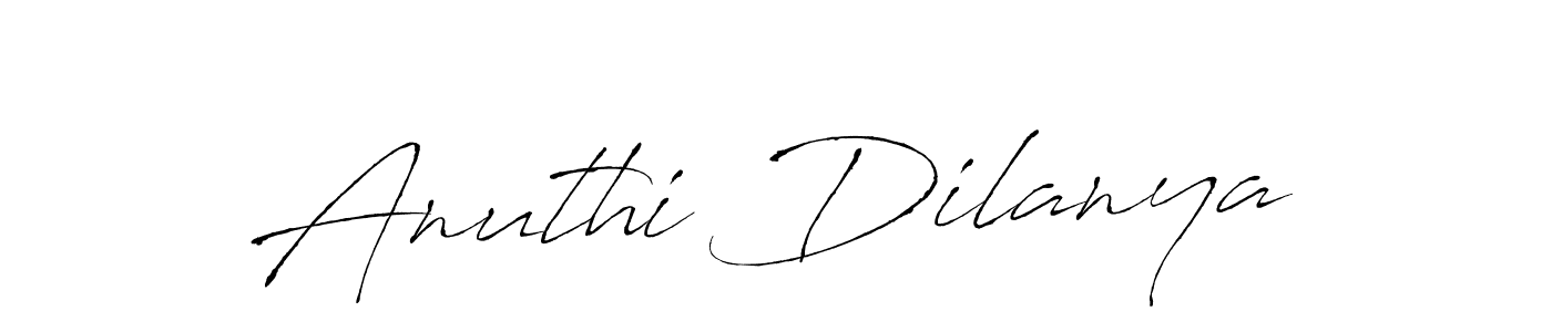 Also we have Anuthi Dilanya name is the best signature style. Create professional handwritten signature collection using Antro_Vectra autograph style. Anuthi Dilanya signature style 6 images and pictures png