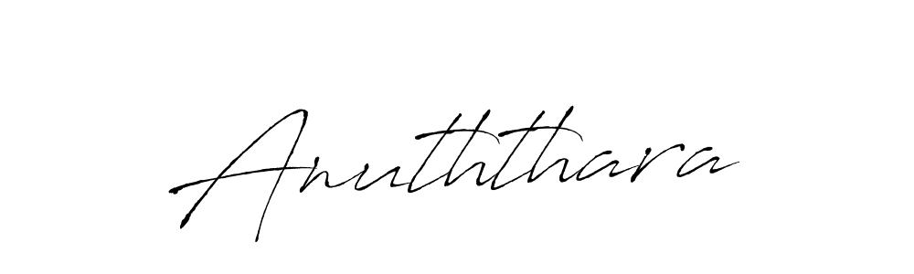 Use a signature maker to create a handwritten signature online. With this signature software, you can design (Antro_Vectra) your own signature for name Anuththara. Anuththara signature style 6 images and pictures png