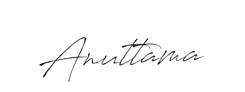 How to make Anuttama name signature. Use Antro_Vectra style for creating short signs online. This is the latest handwritten sign. Anuttama signature style 6 images and pictures png