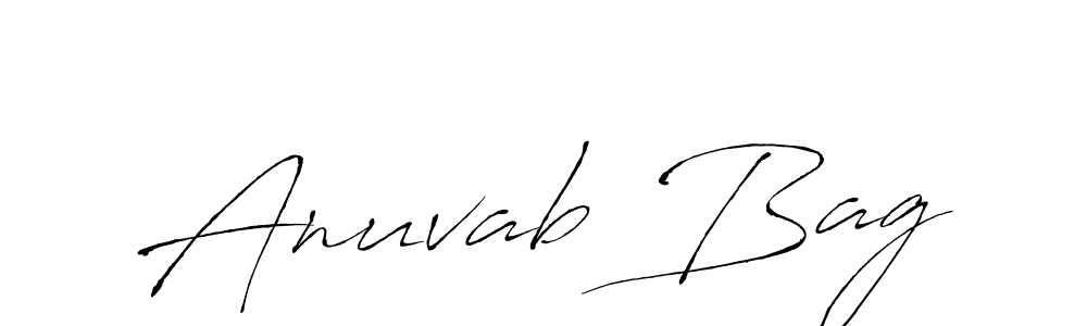Also we have Anuvab Bag name is the best signature style. Create professional handwritten signature collection using Antro_Vectra autograph style. Anuvab Bag signature style 6 images and pictures png