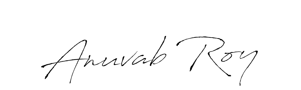 Antro_Vectra is a professional signature style that is perfect for those who want to add a touch of class to their signature. It is also a great choice for those who want to make their signature more unique. Get Anuvab Roy name to fancy signature for free. Anuvab Roy signature style 6 images and pictures png