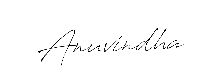 How to make Anuvindha signature? Antro_Vectra is a professional autograph style. Create handwritten signature for Anuvindha name. Anuvindha signature style 6 images and pictures png