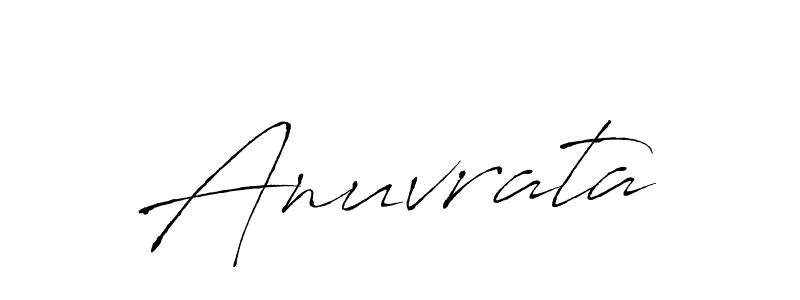 Design your own signature with our free online signature maker. With this signature software, you can create a handwritten (Antro_Vectra) signature for name Anuvrata. Anuvrata signature style 6 images and pictures png