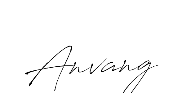 Also we have Anvang name is the best signature style. Create professional handwritten signature collection using Antro_Vectra autograph style. Anvang signature style 6 images and pictures png