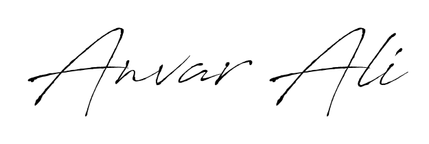 The best way (Antro_Vectra) to make a short signature is to pick only two or three words in your name. For converting this name Anvar Ali. Anvar Ali signature style 6 images and pictures png