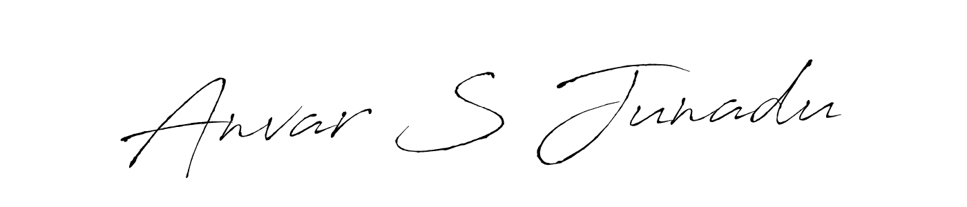 You can use this online signature creator to create a handwritten signature for the name Anvar S Junadu. This is the best online autograph maker. Anvar S Junadu signature style 6 images and pictures png