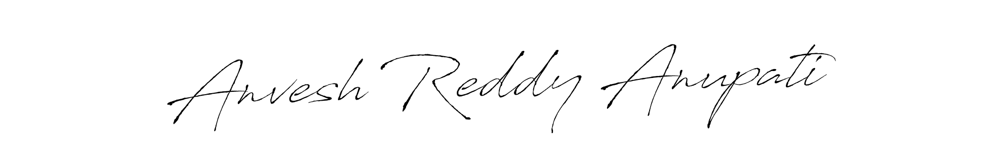 Anvesh Reddy Anupati stylish signature style. Best Handwritten Sign (Antro_Vectra) for my name. Handwritten Signature Collection Ideas for my name Anvesh Reddy Anupati. Anvesh Reddy Anupati signature style 6 images and pictures png