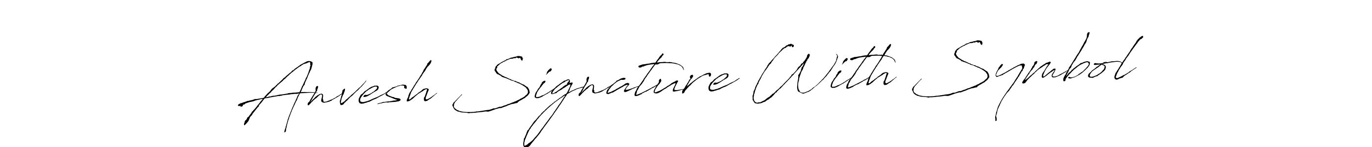 Use a signature maker to create a handwritten signature online. With this signature software, you can design (Antro_Vectra) your own signature for name Anvesh Signature With Symbol. Anvesh Signature With Symbol signature style 6 images and pictures png