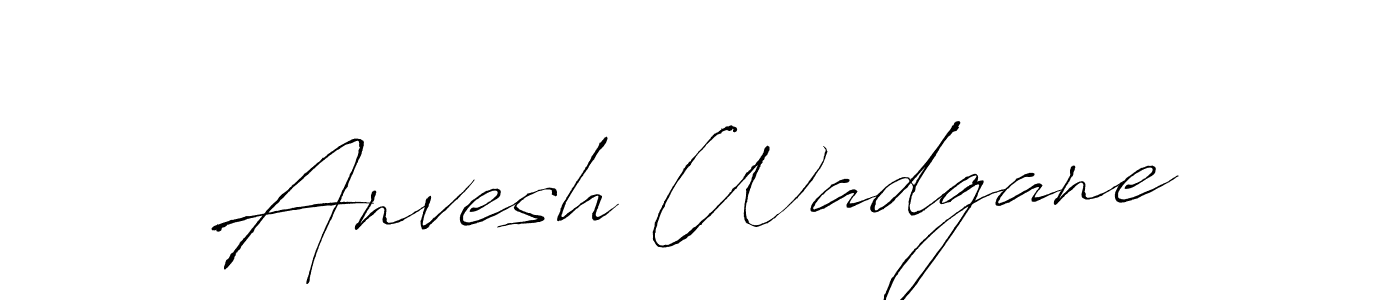 Make a beautiful signature design for name Anvesh Wadgane. Use this online signature maker to create a handwritten signature for free. Anvesh Wadgane signature style 6 images and pictures png