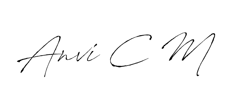 Once you've used our free online signature maker to create your best signature Antro_Vectra style, it's time to enjoy all of the benefits that Anvi C M name signing documents. Anvi C M signature style 6 images and pictures png