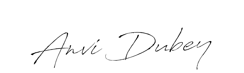 The best way (Antro_Vectra) to make a short signature is to pick only two or three words in your name. The name Anvi Dubey include a total of six letters. For converting this name. Anvi Dubey signature style 6 images and pictures png