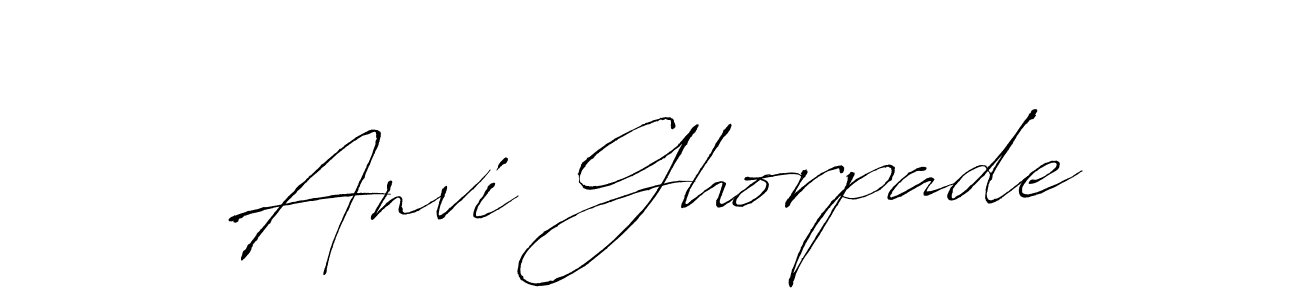 Also You can easily find your signature by using the search form. We will create Anvi Ghorpade name handwritten signature images for you free of cost using Antro_Vectra sign style. Anvi Ghorpade signature style 6 images and pictures png