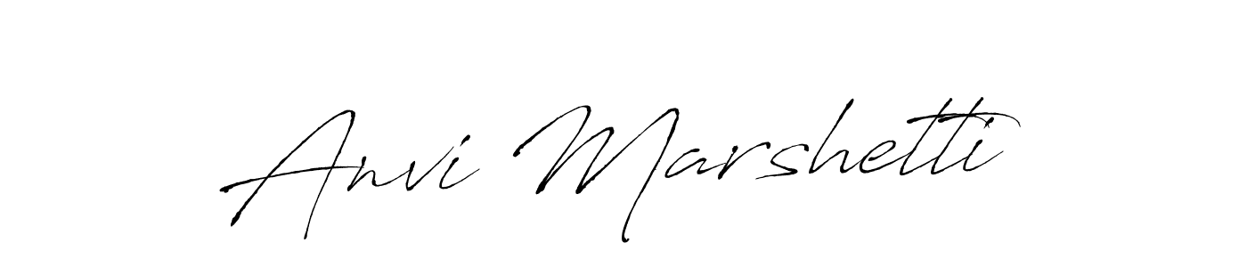 Design your own signature with our free online signature maker. With this signature software, you can create a handwritten (Antro_Vectra) signature for name Anvi Marshetti. Anvi Marshetti signature style 6 images and pictures png