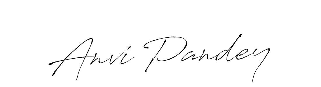 Make a beautiful signature design for name Anvi Pandey. With this signature (Antro_Vectra) style, you can create a handwritten signature for free. Anvi Pandey signature style 6 images and pictures png