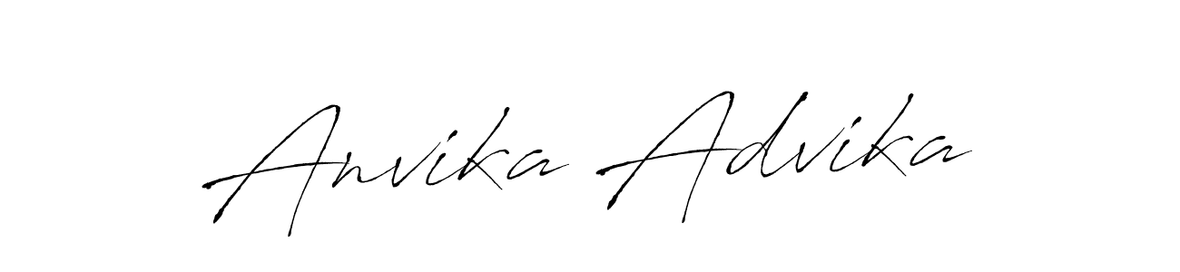 It looks lik you need a new signature style for name Anvika Advika. Design unique handwritten (Antro_Vectra) signature with our free signature maker in just a few clicks. Anvika Advika signature style 6 images and pictures png