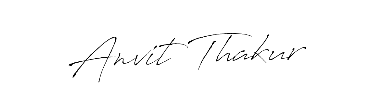 Similarly Antro_Vectra is the best handwritten signature design. Signature creator online .You can use it as an online autograph creator for name Anvit Thakur. Anvit Thakur signature style 6 images and pictures png