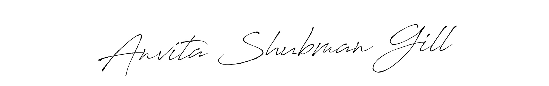 You can use this online signature creator to create a handwritten signature for the name Anvita Shubman Gill. This is the best online autograph maker. Anvita Shubman Gill signature style 6 images and pictures png